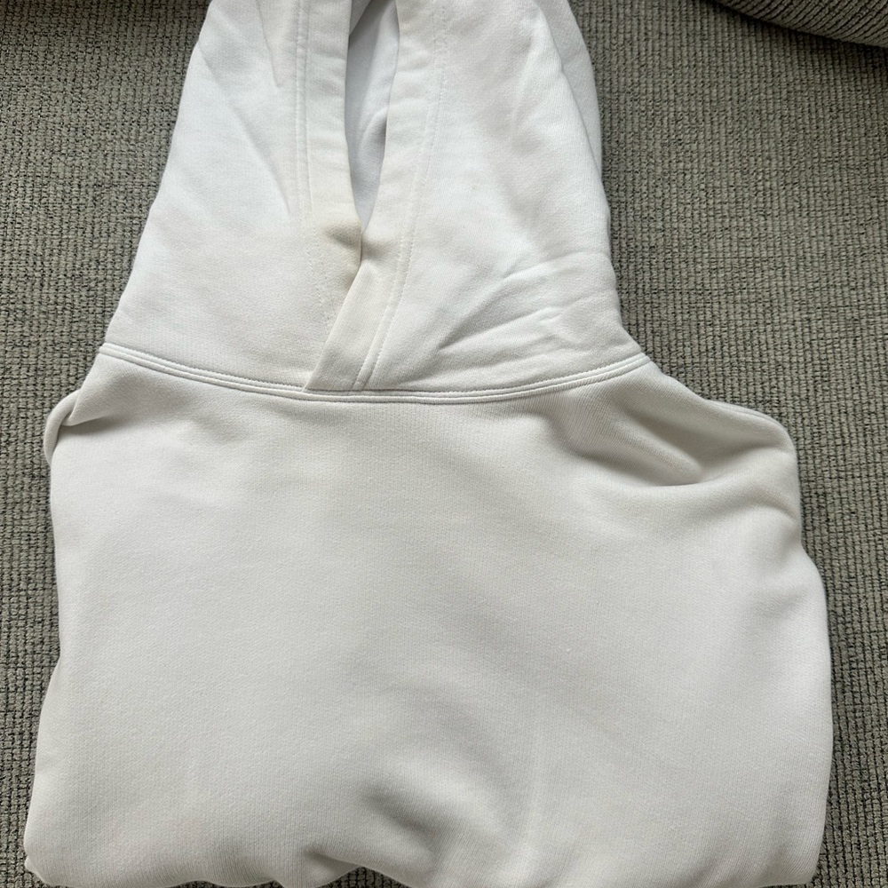 TNA Cozy White Hoodie